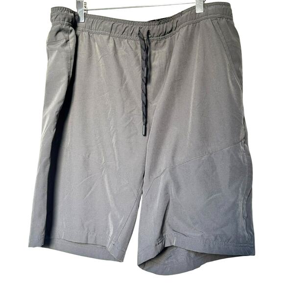 GERRY Men’s XL Gray 4 Way Stretch Pull-On Trail Drawstring Shorts Hiking Golf‎ - Picture 1 of 9